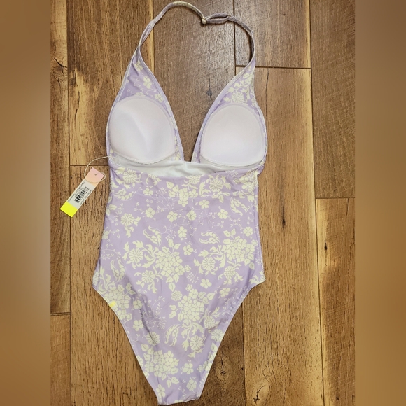 SummerSalt NWT Floral Swimsuit Size 4 - Picture 3 of 5